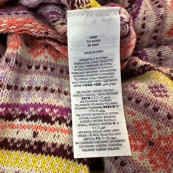 Women’s BODEN Fair Isle Pullover Sweater Size L - Picture 3 of 4